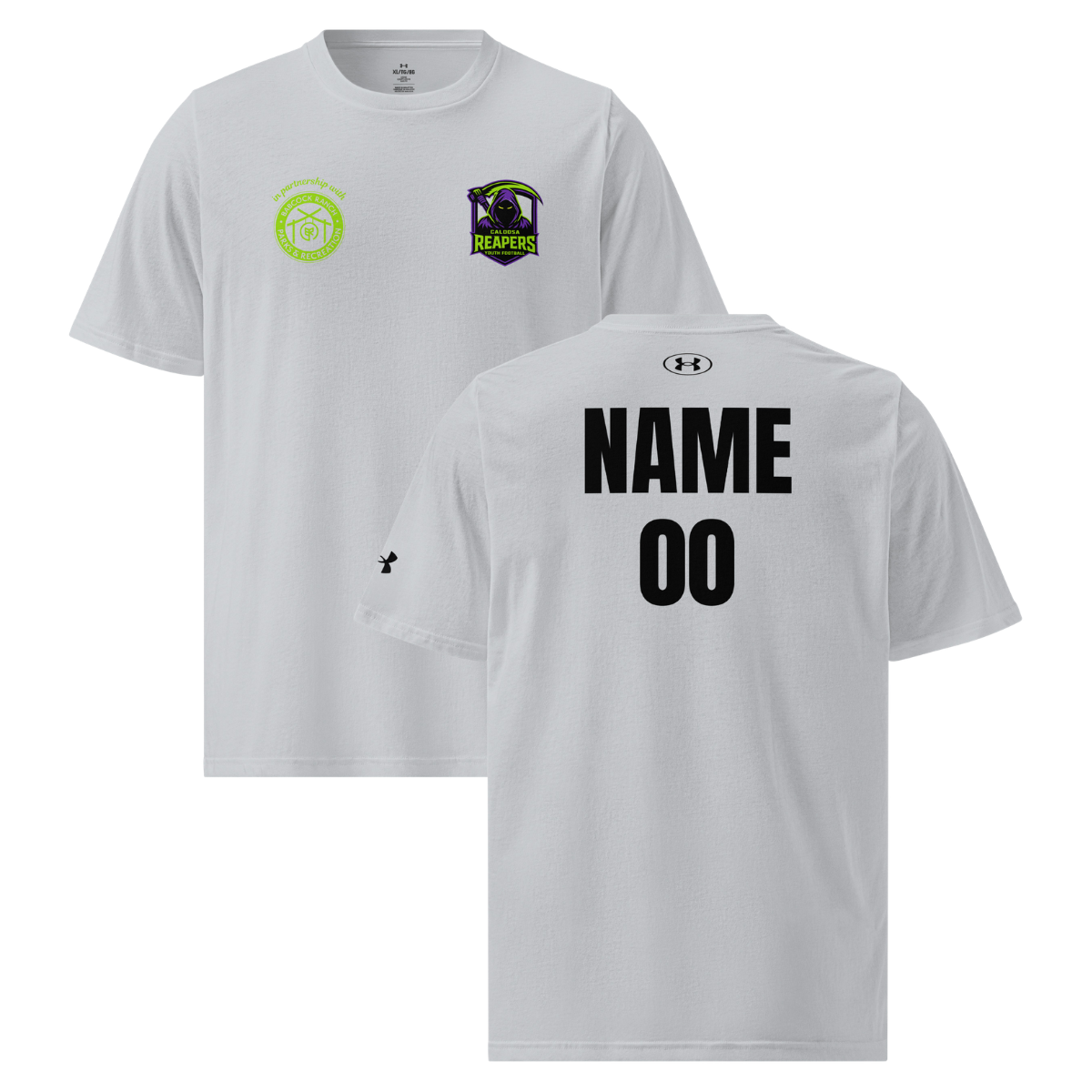 Personalizable - Adult Caloosa Reapers Under Armour Athletic T-Shirt