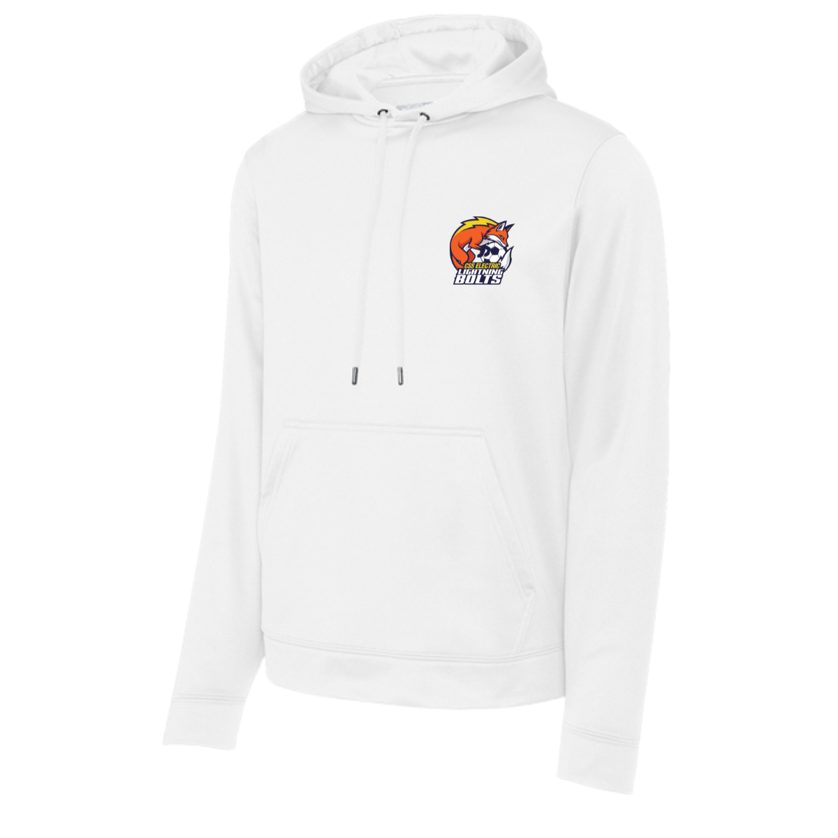 Adult Lightning Bolts Sport-Tek Sport-Wick Fleece Hoodie