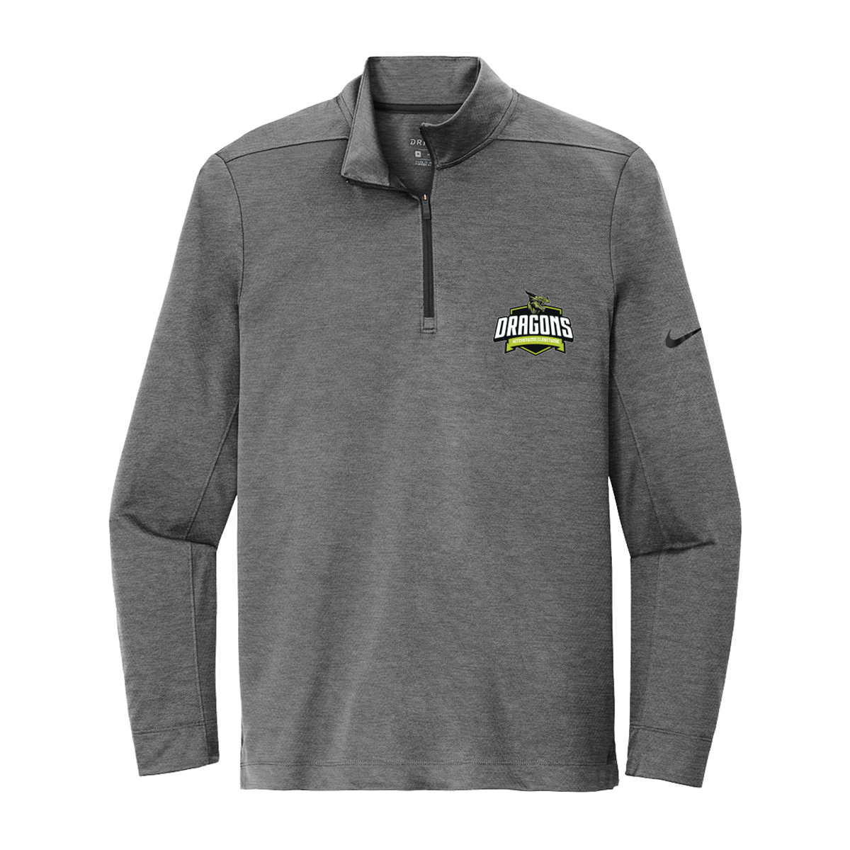 Adult Dragons Nike Dry 1/2 Zip Cover Up