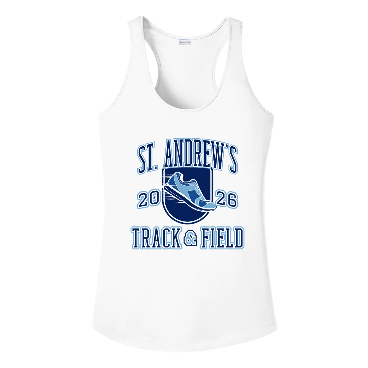 Women's Saints Track and Field Sport-Tek PosiCharge Competitor Racerback Tank