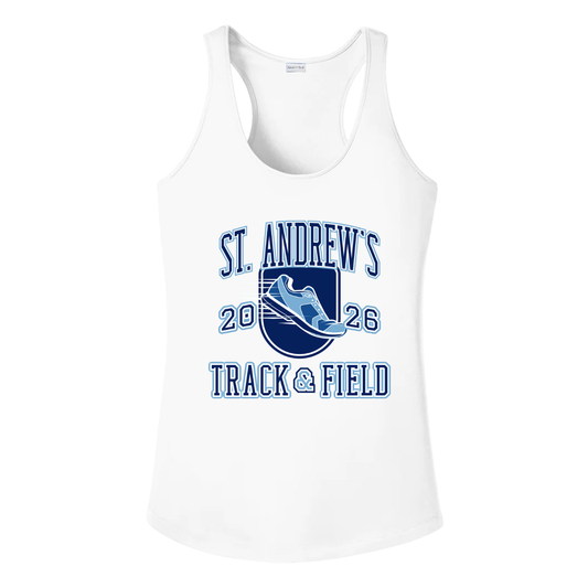 Women's Saints Track and Field Sport-Tek PosiCharge Competitor Racerback Tank