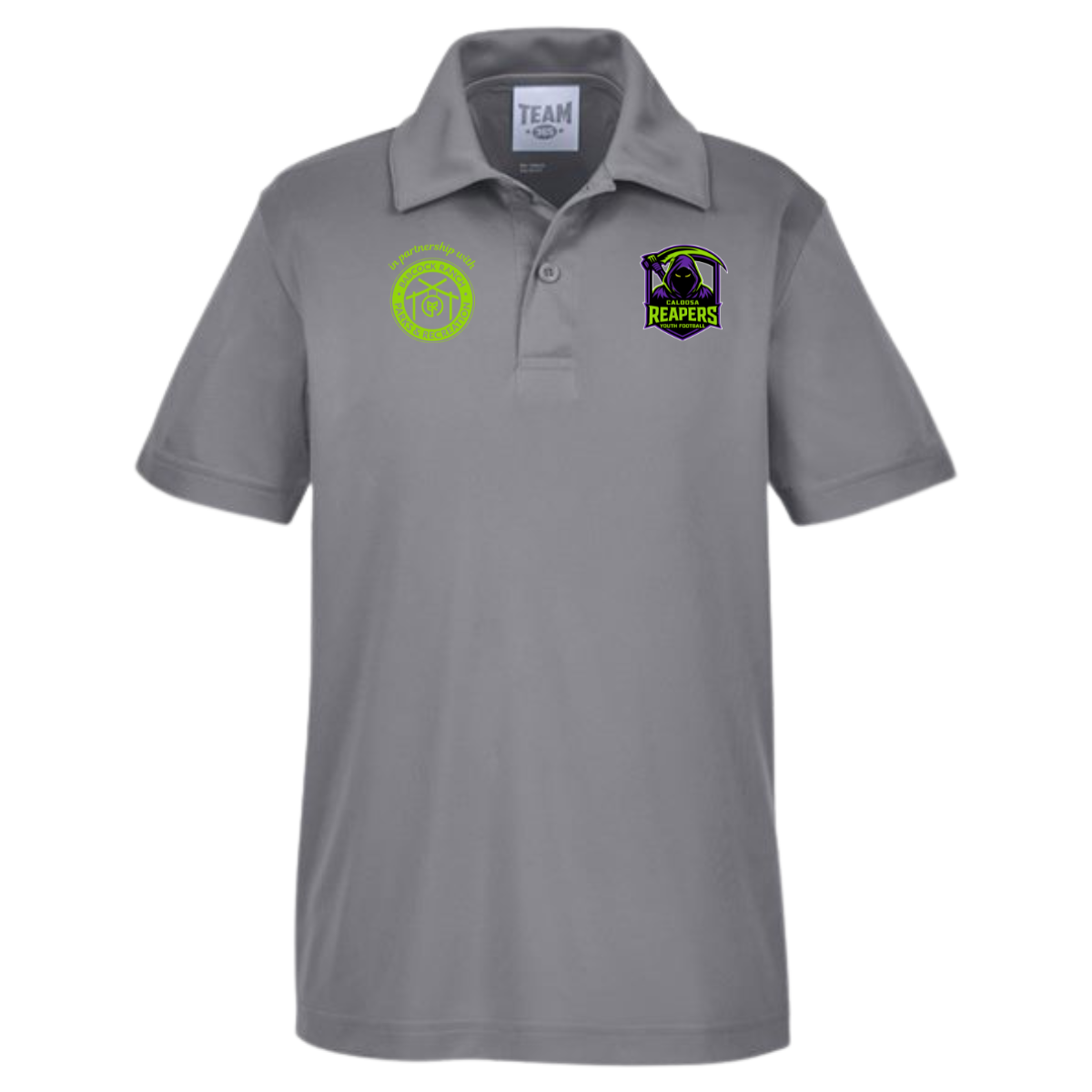 Youth Caloosa Reapers Team 365 Lightweight Performance Polo