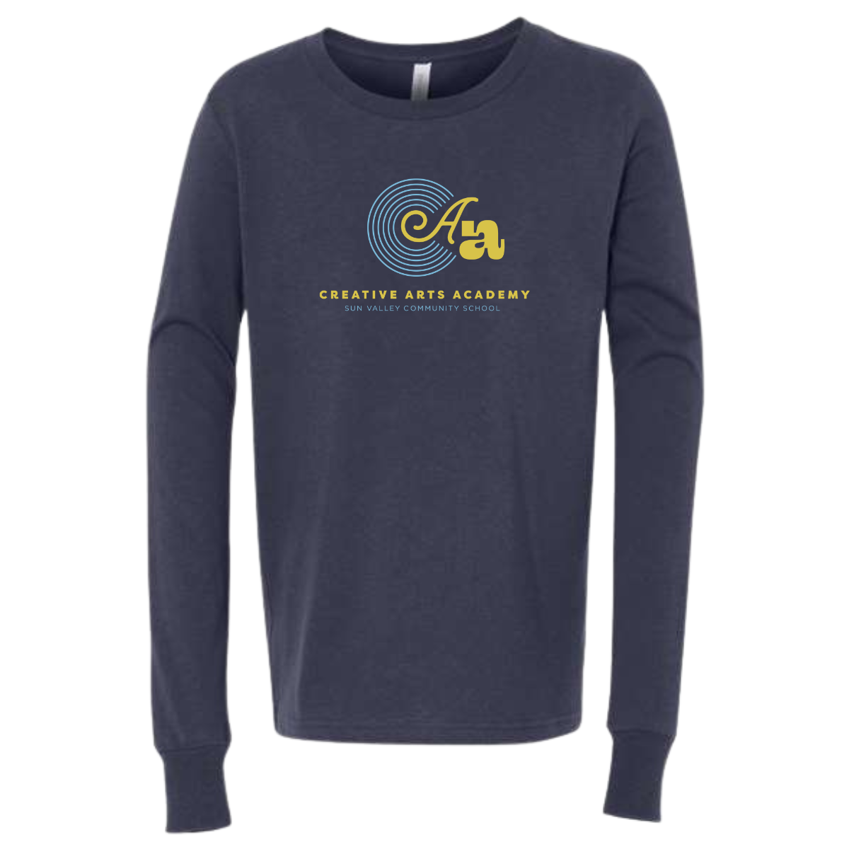 Youth Sun Valley Community School  Bella+Canvas Long Sleeve T-Shirt