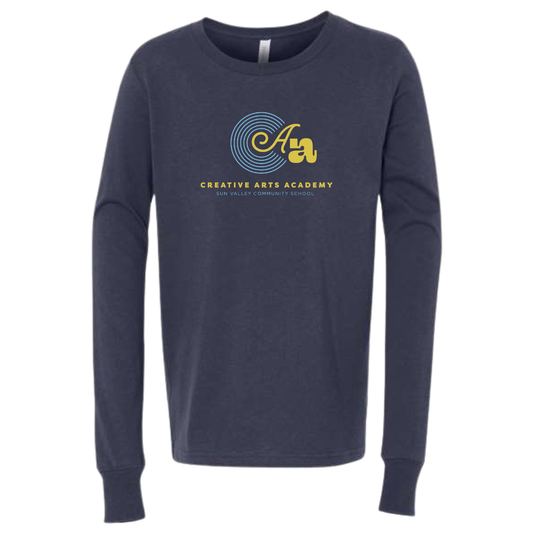 Youth Sun Valley Community School  Bella+Canvas Long Sleeve T-Shirt