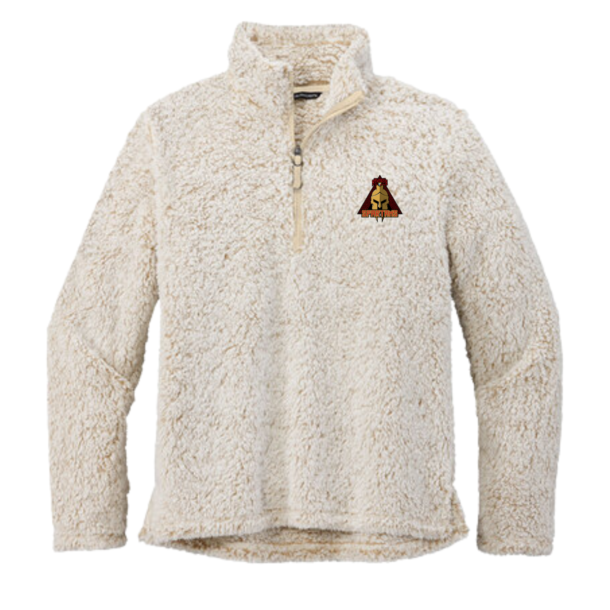 Adult Spartans Port Authority Sherpa 1/4 Zip Fleece