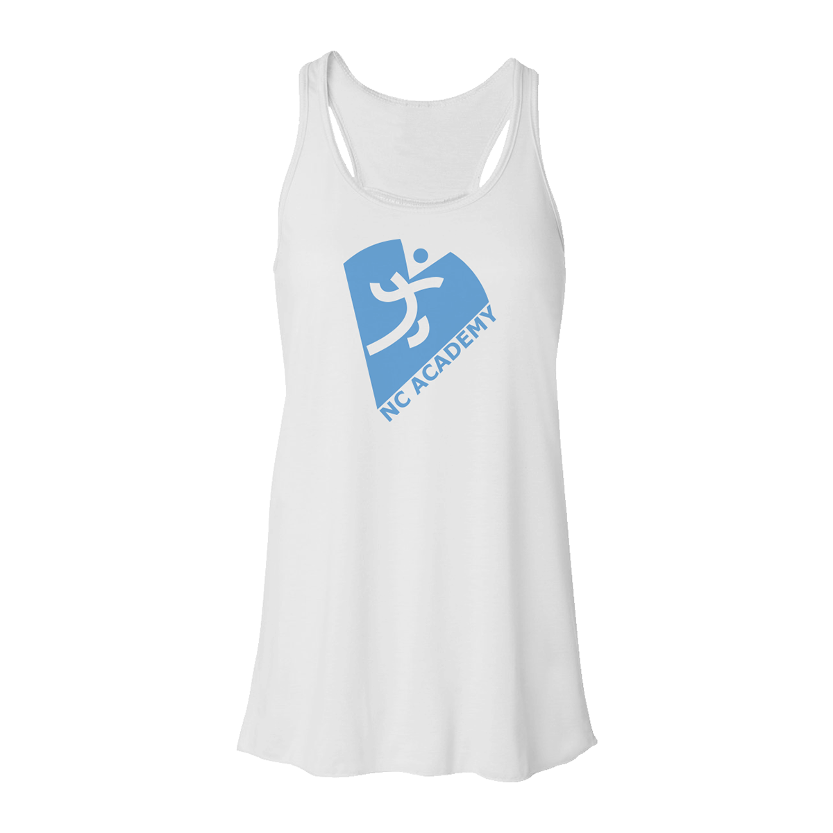 Women's NC Academy Bella + Canvas Flowy Racerback Tank