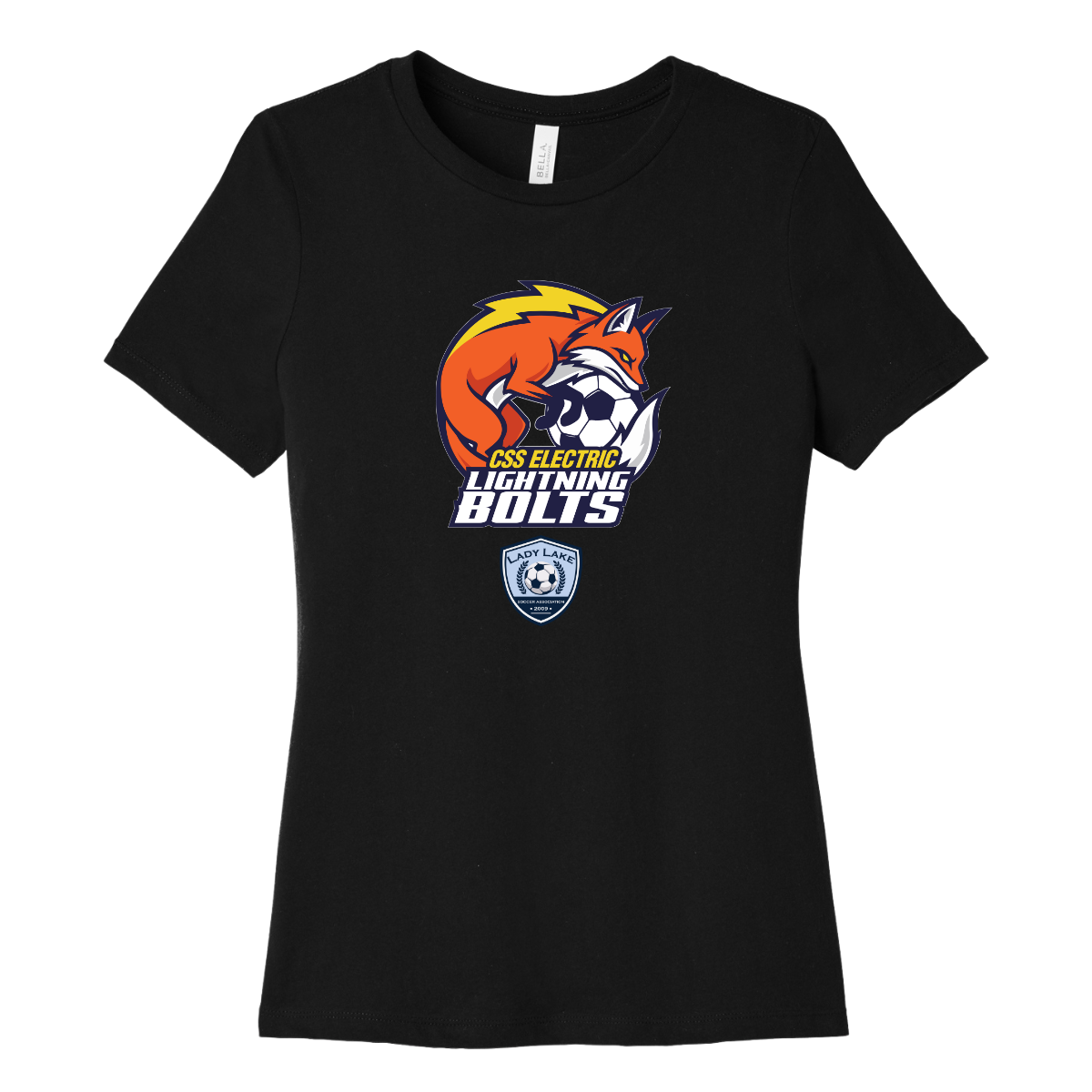 Women’s Lightning Bolts Bella + Canvas Relaxed Jersey T-Shirt