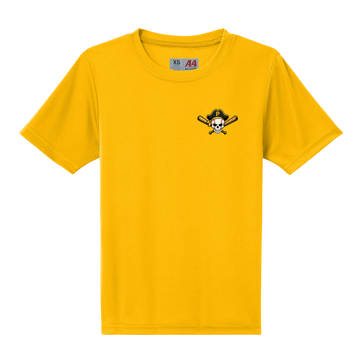 Youth Pirates A4 Performance T-Shirt