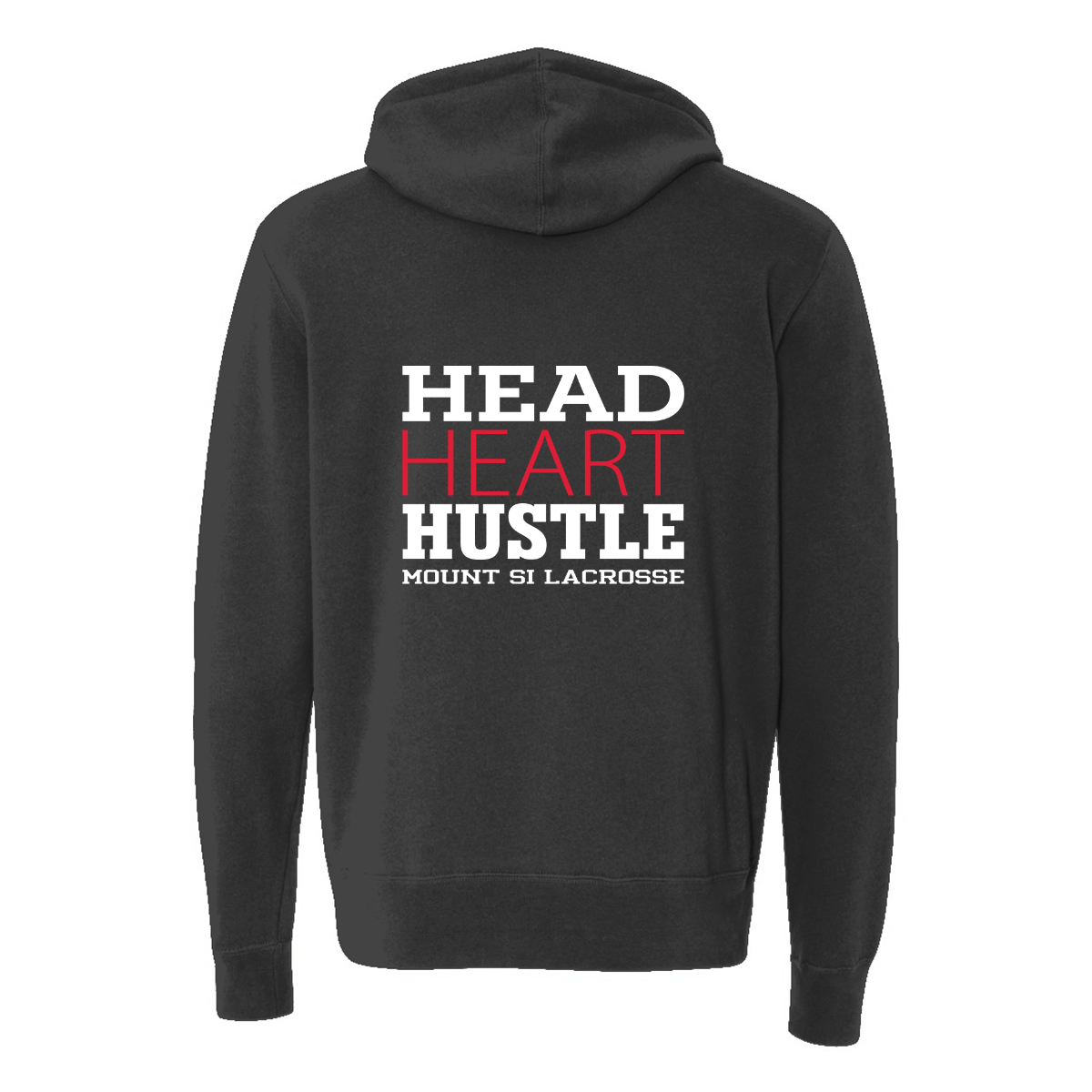 Adult Mt Si Lacrosse Fleece Zip Up Hoodie