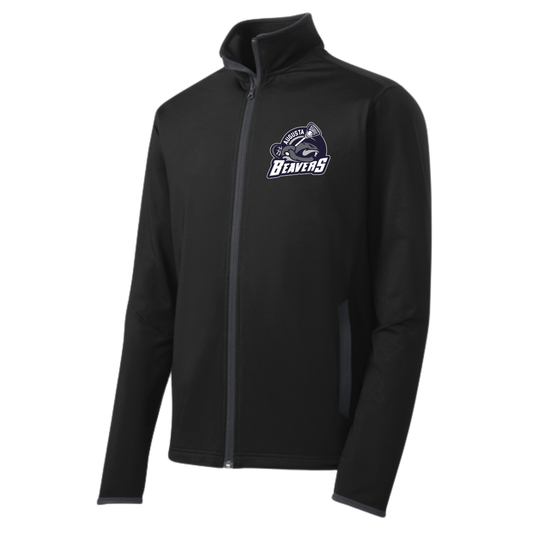 Adult Augusta Beavers Sport-Tek Sport-Wick Stretch Full-Zip Jacket