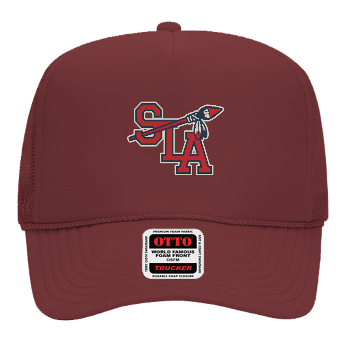 North Stafford Otto 5-Panel Crown Mesh Back Trucker Hat