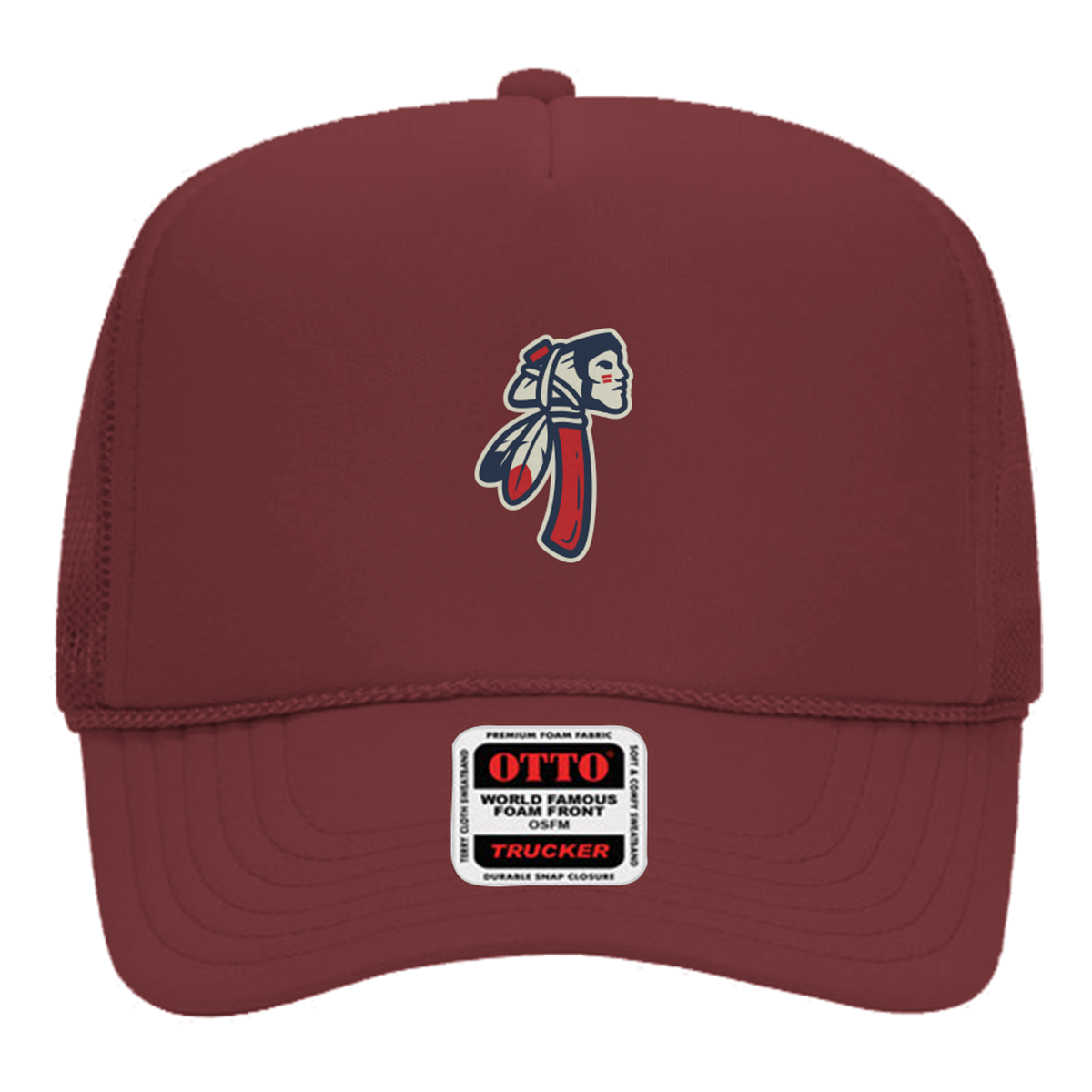 North Stafford Otto 5-Panel Crown Mesh Back Trucker Hat