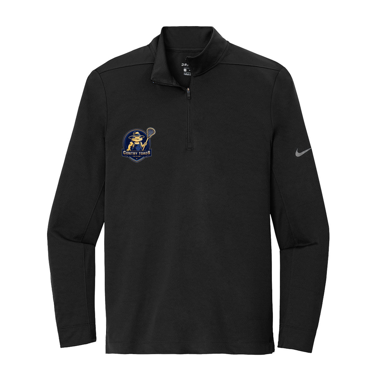 Adult Country Toads Lacrosse Nike Dry 1/2 Zip Cover Up
