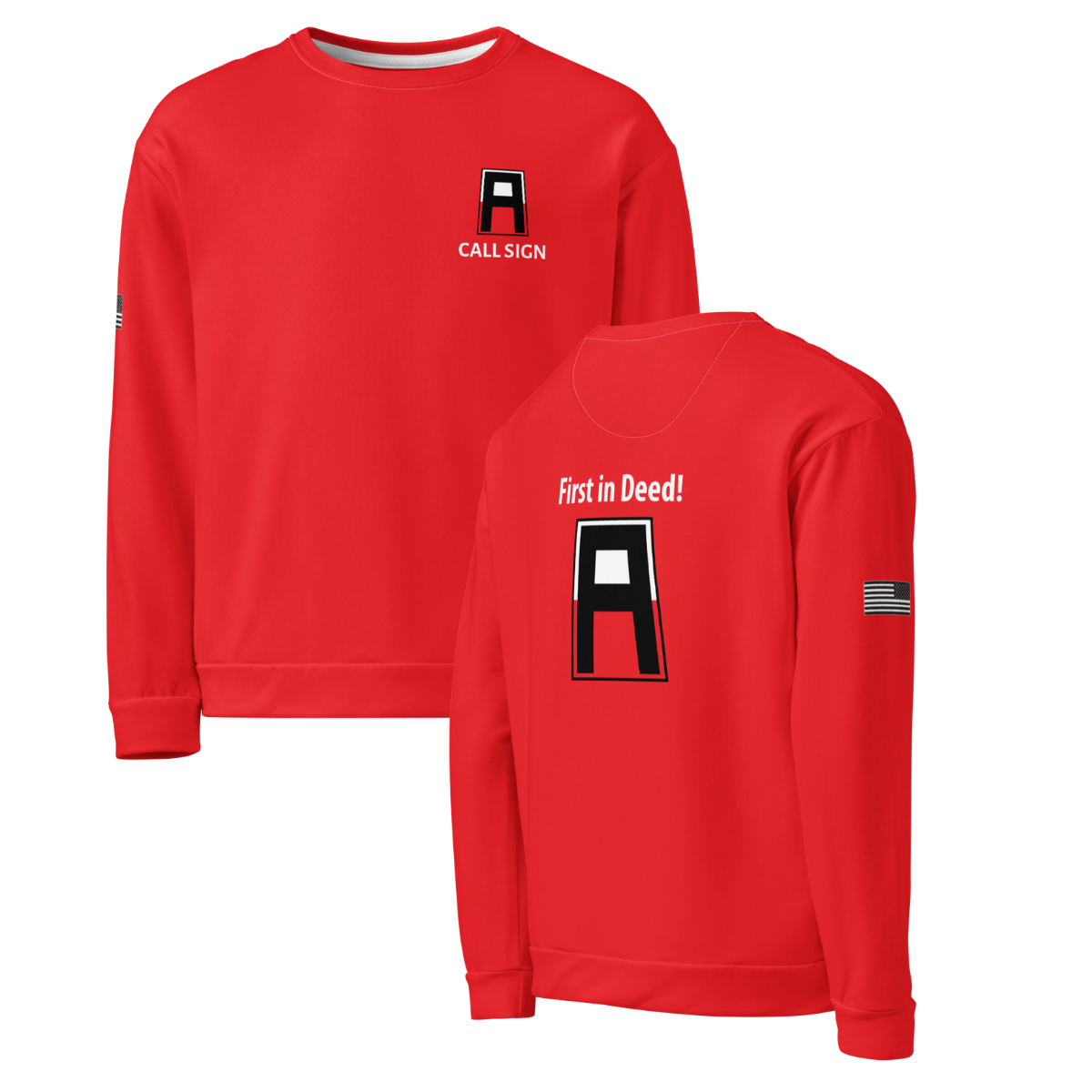Adult First Army Performance Crewneck Sweatshirt