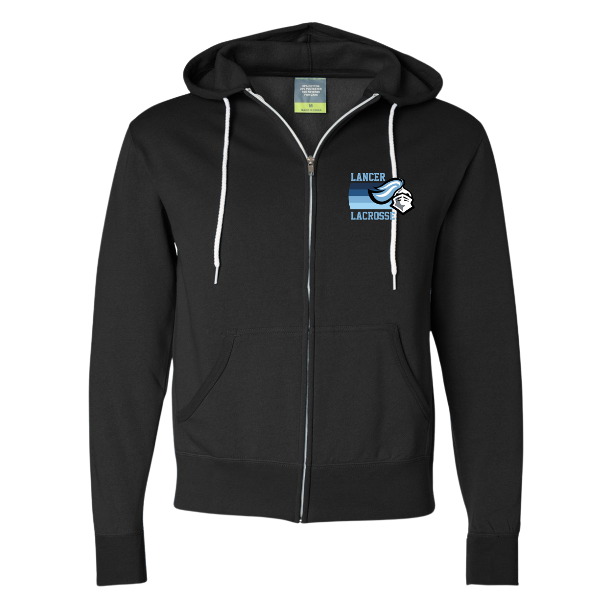 Adult Lancer Lacrosse ITC Lightweight Full Zip Hoodie