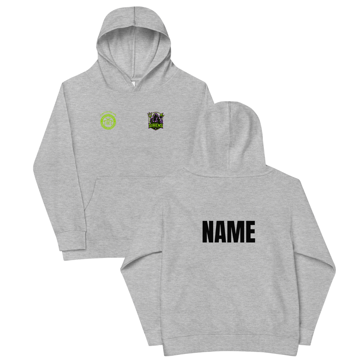 Personalizable - Youth Caloosa Sirens Cotton Heritage Fleece Hoodie