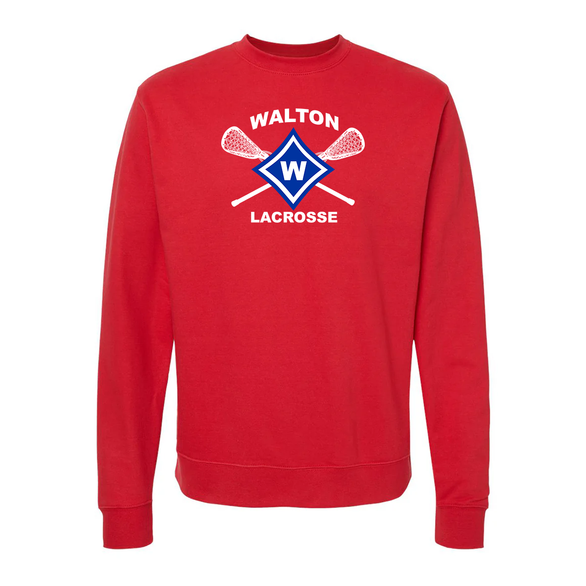 Adult Walton Lacrosse Midweight Crewneck Sweatshirt