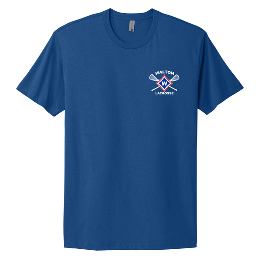 Adult Walton Girls Lacrosse Next Level Cotton T-Shirt
