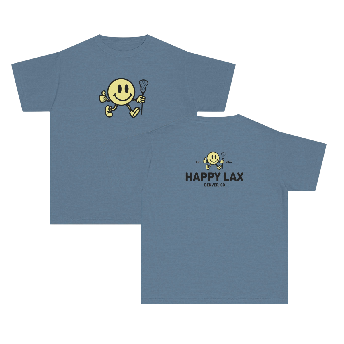 Youth Happy Lax Comfort Colors Garment Dyed T-Shirt