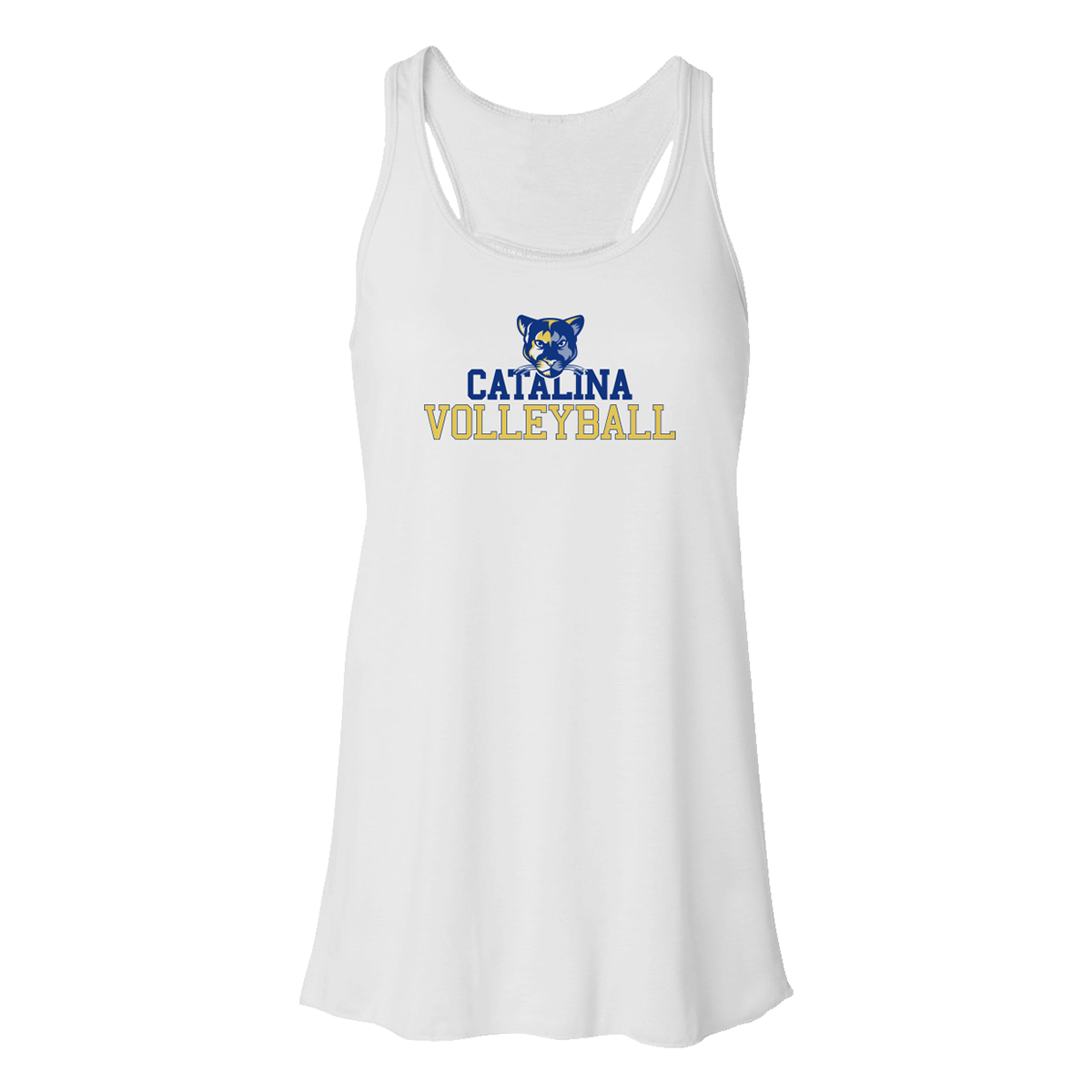 Women's Catalina Volleyball Flowy Racerback Tank
