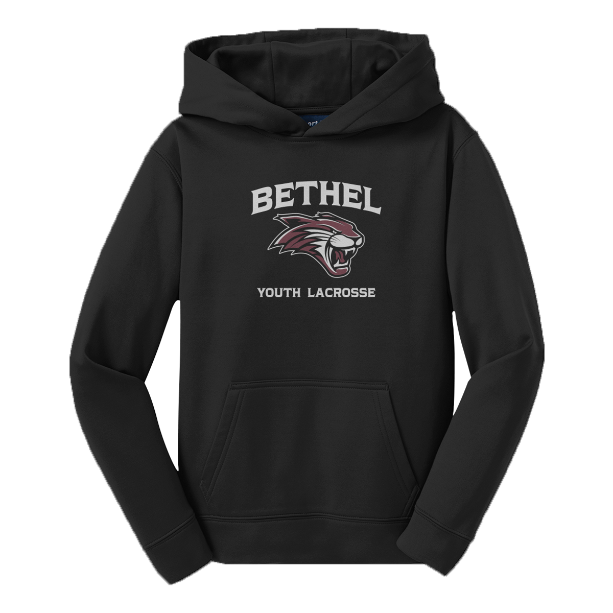 Youth Bethel Lacrosse Sport-Tek Performance Hoodie