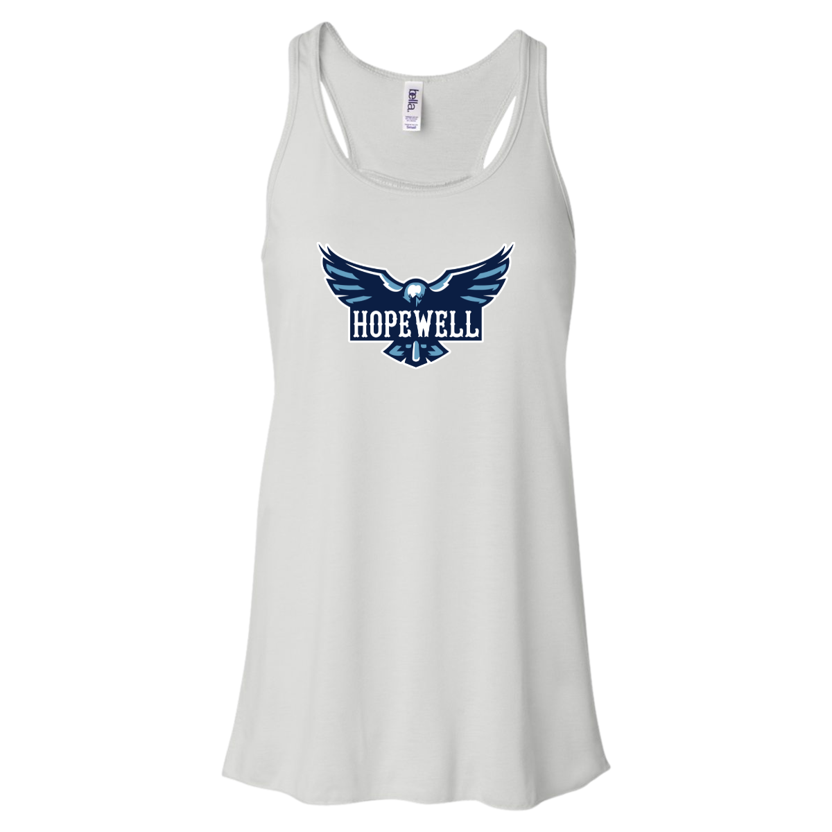 Women's Hopewell Hawks Bella + Canvas Flowy Racerback Tank