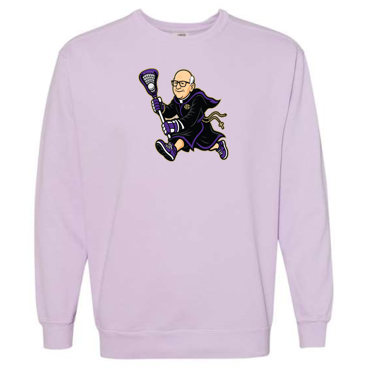 Adult CBHS Lacrosse  Comfort Colors Garment-Dyed Sweatshirt