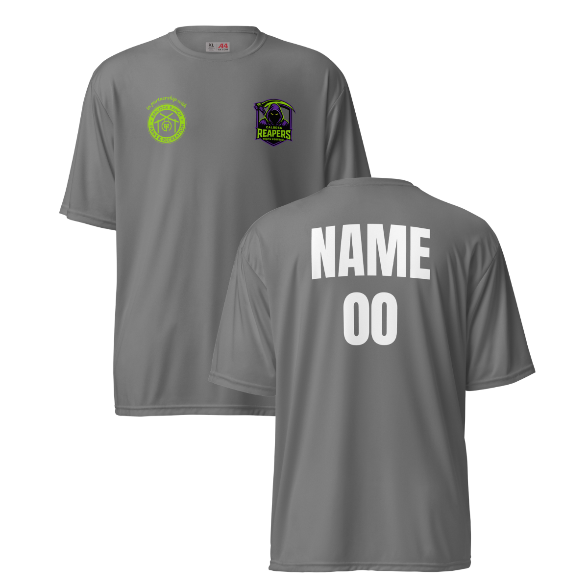 Personalizable - Adult Caloosa Reapers A4 Performance T-Shirt