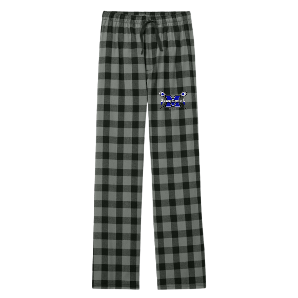 Adult Monroe Braves Lacrosse District Flannel Pants