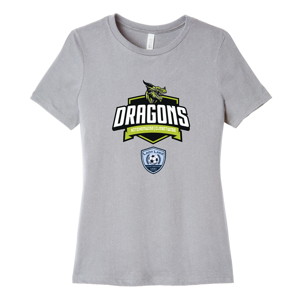 Women’s Dragons Bella + Canvas Relaxed Jersey T-Shirt