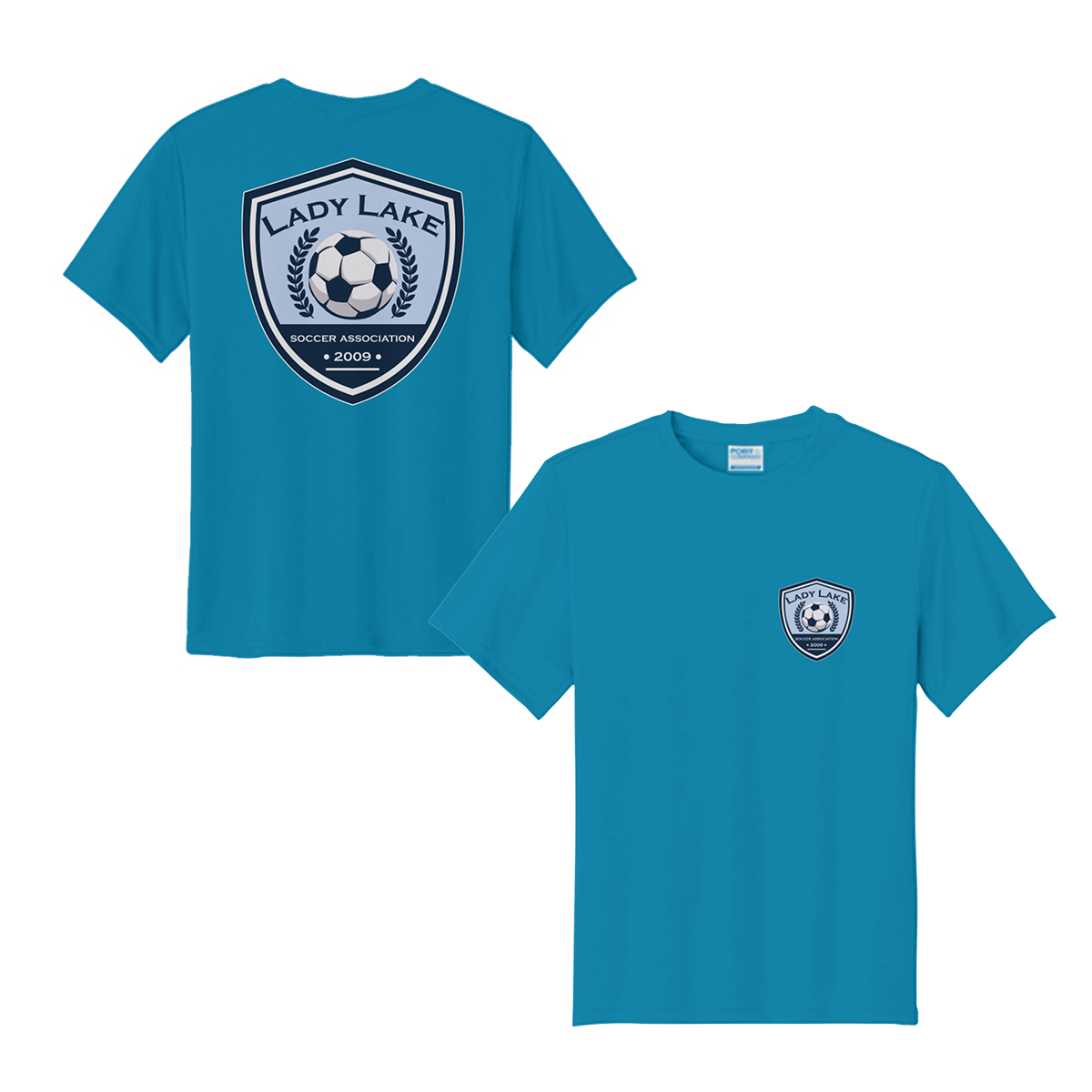 Youth Lady Lake Soccer Association Performance T-Shirt