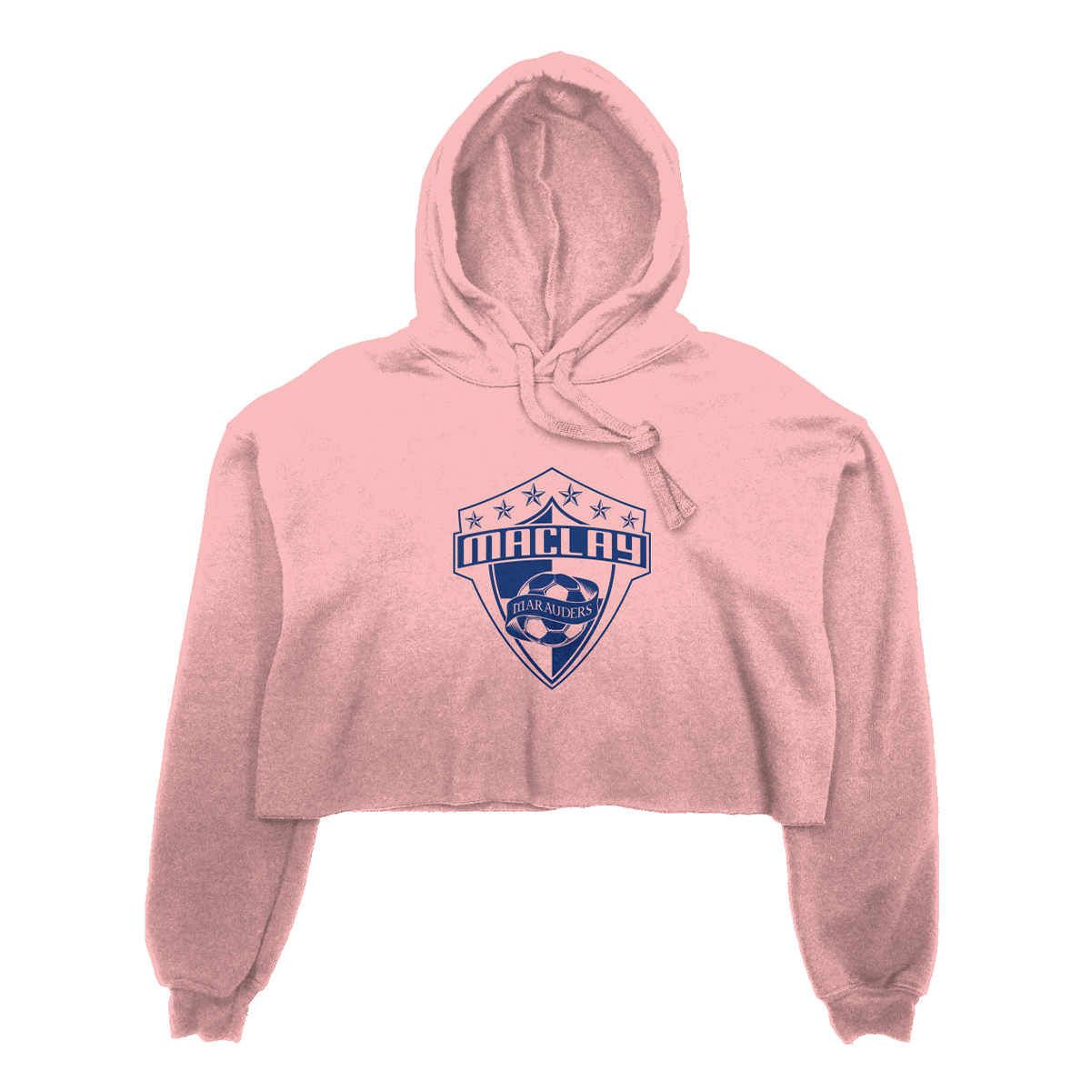 Women's Maclay Soccer Bella + Canvas Cropped Hoodie