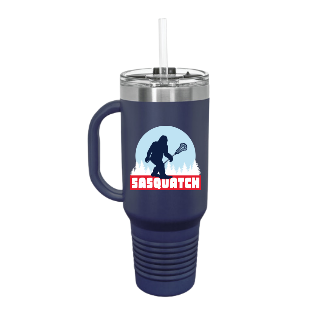 Sasquatch Lacrosse Insulated Travel Mug 40oz