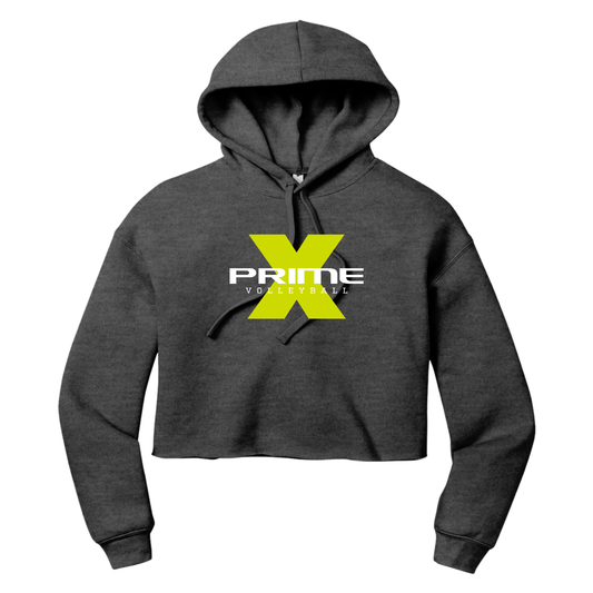 Women's Prime X Volleyball Bella + Canvas Cropped Hoodie