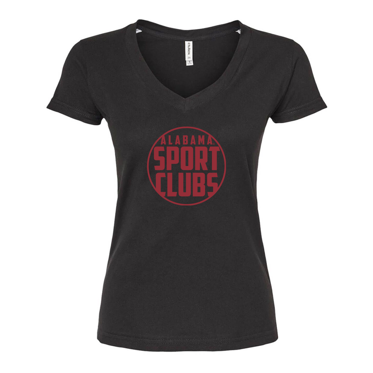 Women's Alabama Lacrosse Club Tultex V-Neck T-Shirt