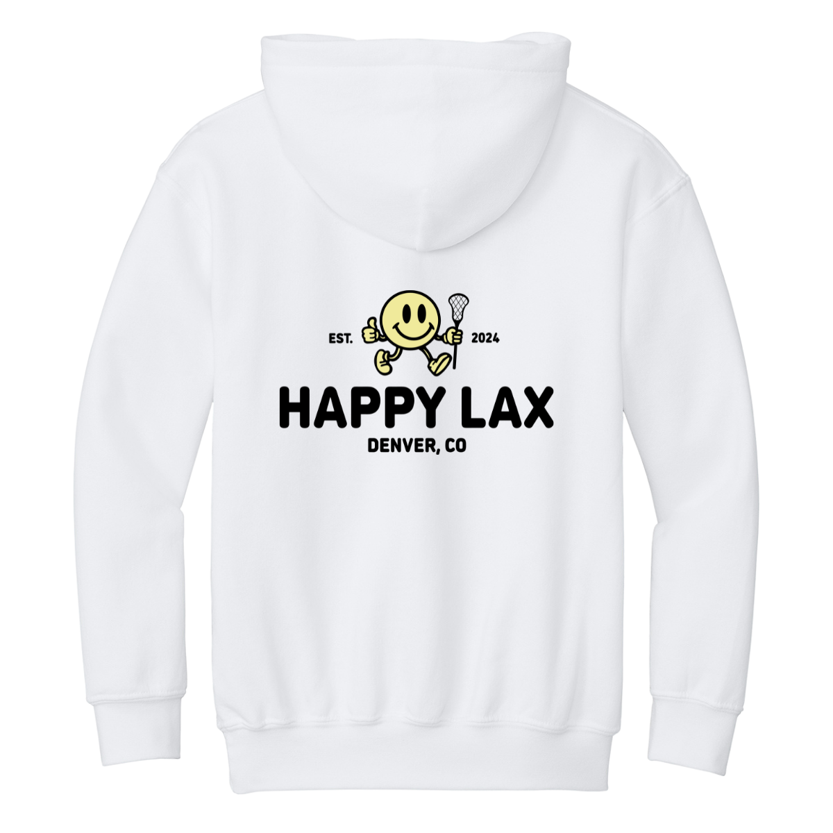 Youth Happy Lax Training Gildan Hoodie