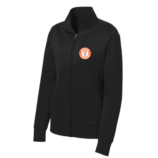 Women's Newton Lacrosse Sport-Tek Fleece Full-Zip Jacket