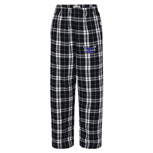 Youth Monroe Braves Lacrosse Boxercraft Flannel Pants
