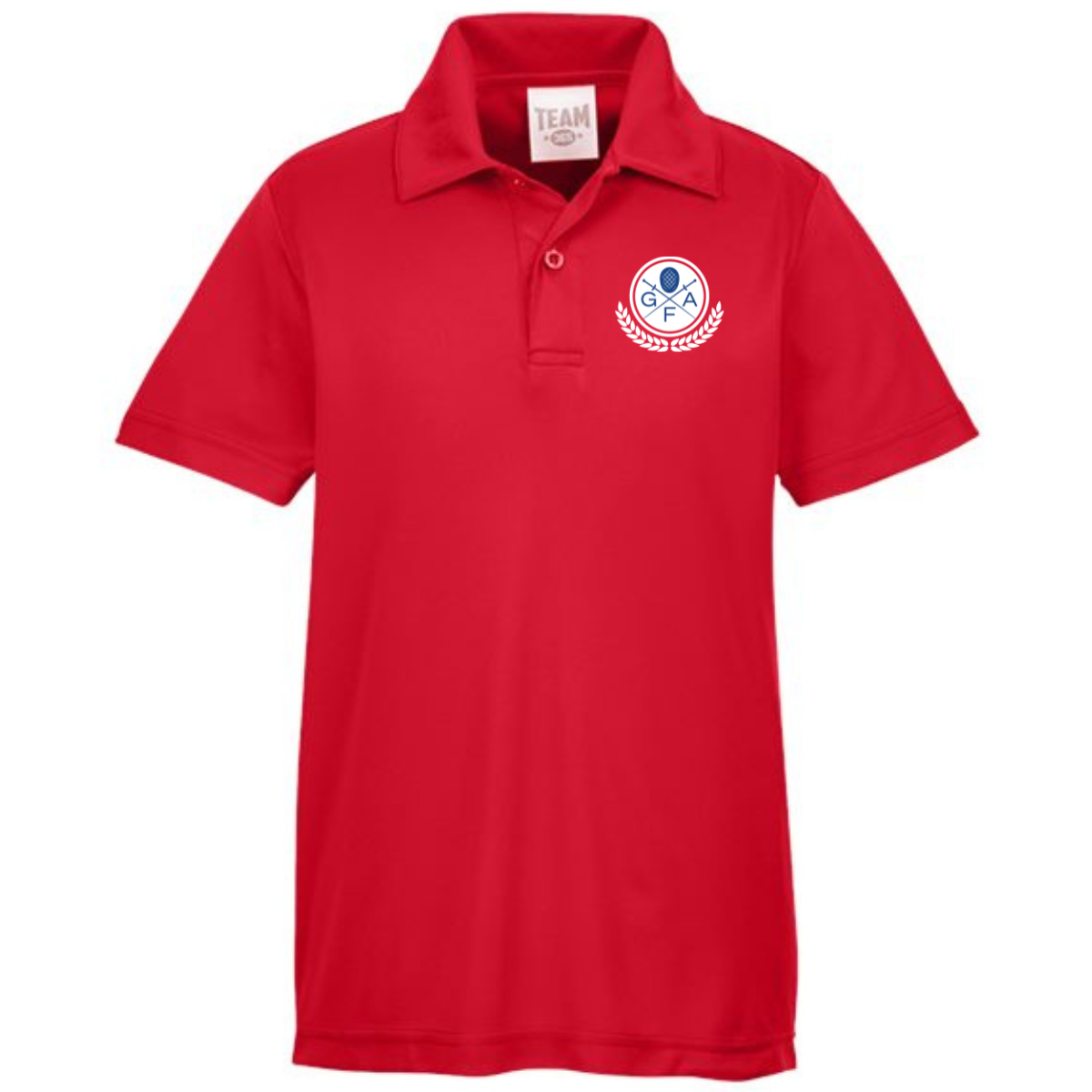 Youth Greensboro Fencing Academy Team 365 Lightweight Performance Polo