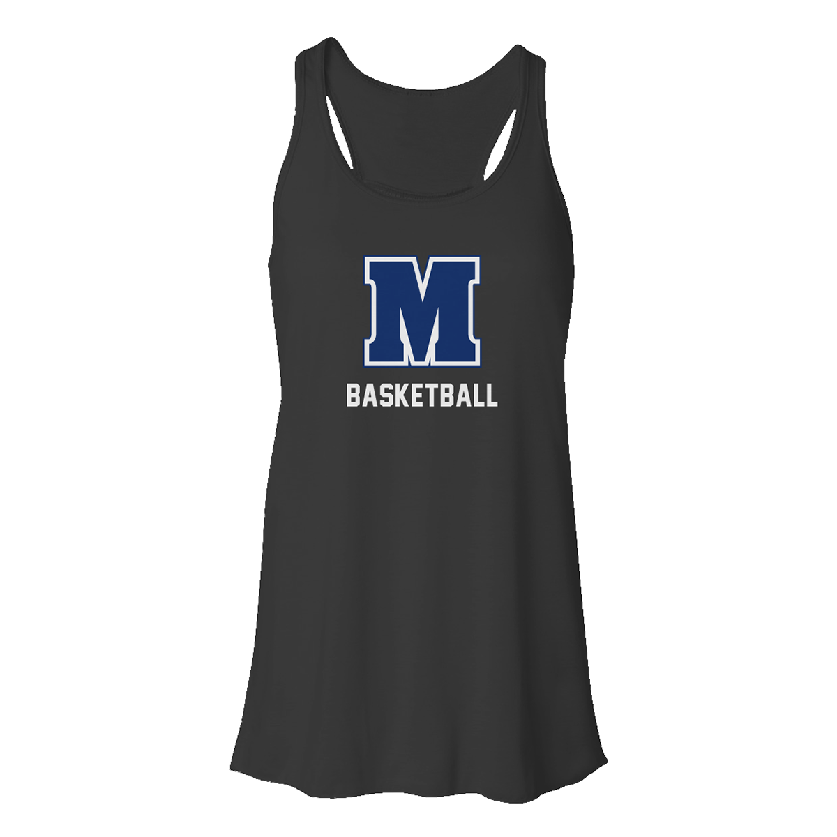 Women's Maclay Basketball Bella + Canvas Flowy Racerback Tank
