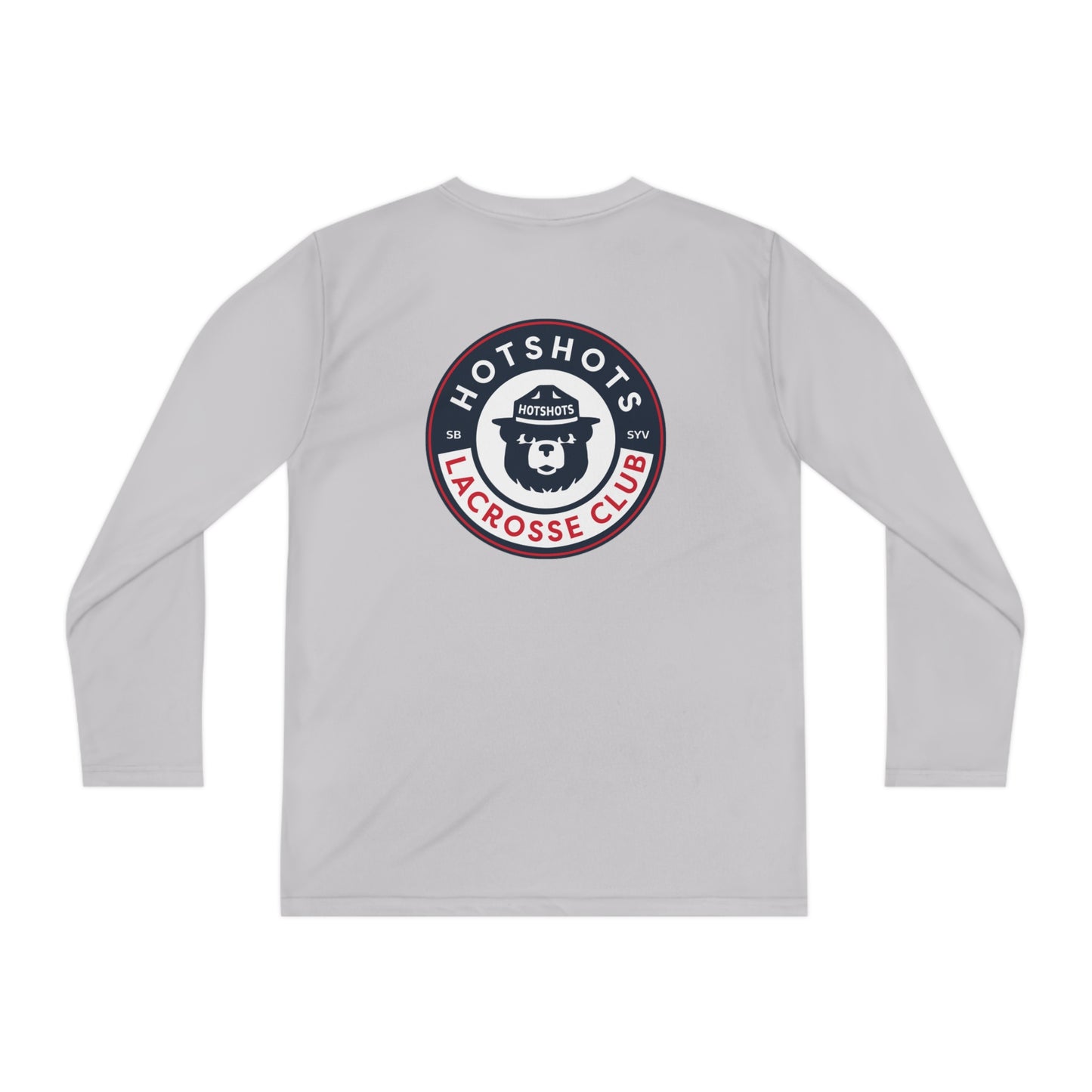 Youth Hotshots Lacrosse Sport-Tek Performance Long Sleeve