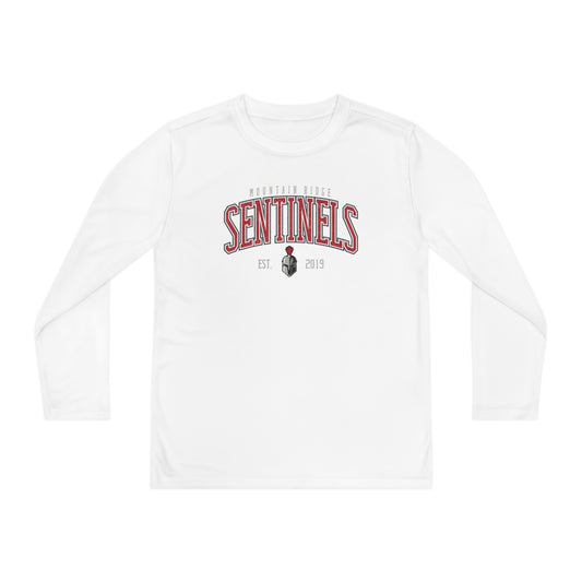 Youth Mountain Ridge Sentinels Lacrosse Sport-Tek Performance Long Sleeve Shirt