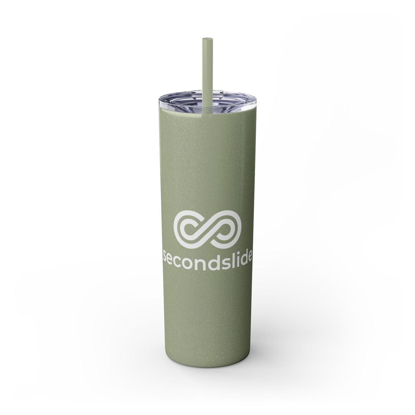 Secondslide Skinny Tumbler w/ Straw 20oz