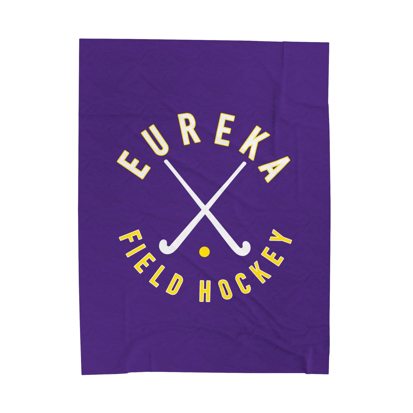 Eureka Field Hockey Velveteen Plush Blanket (60" x 80")