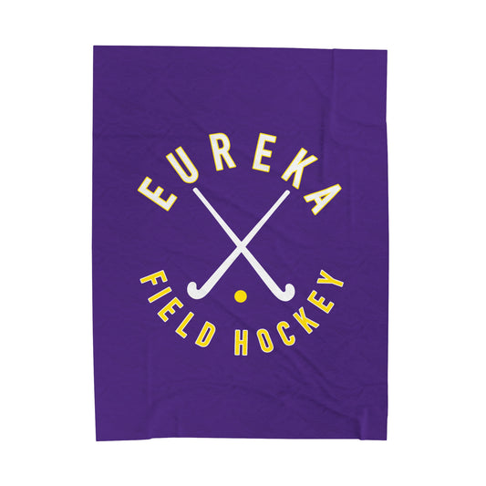 Eureka Field Hockey Velveteen Plush Blanket (60" x 80")