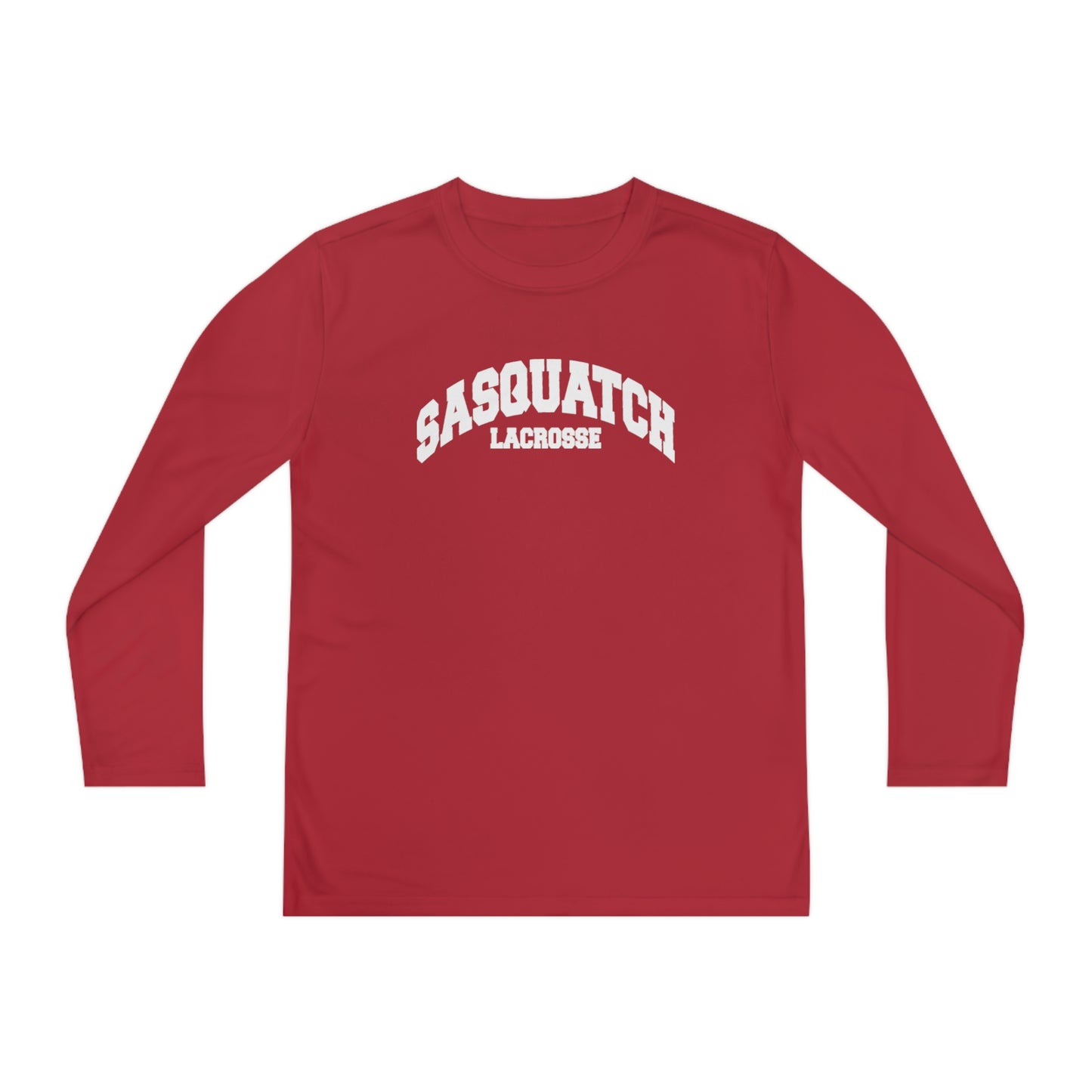 Youth Sasquatch Lacrosse Sport-Tek Performance Long Sleeve Shirt