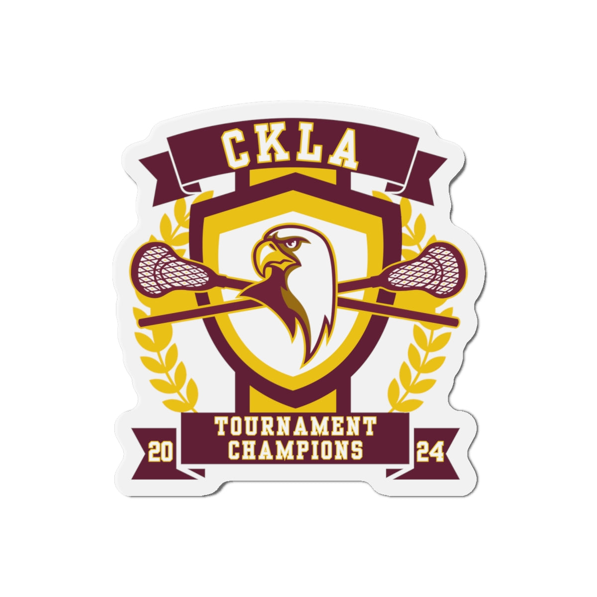 Jessie Clark Lacrosse Die-Cut Magnets