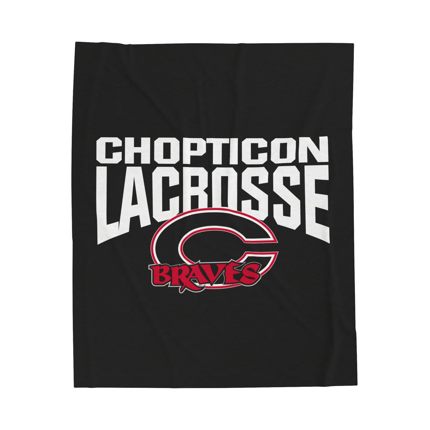 Chopticon Lacrosse Velveteen Plush Blanket