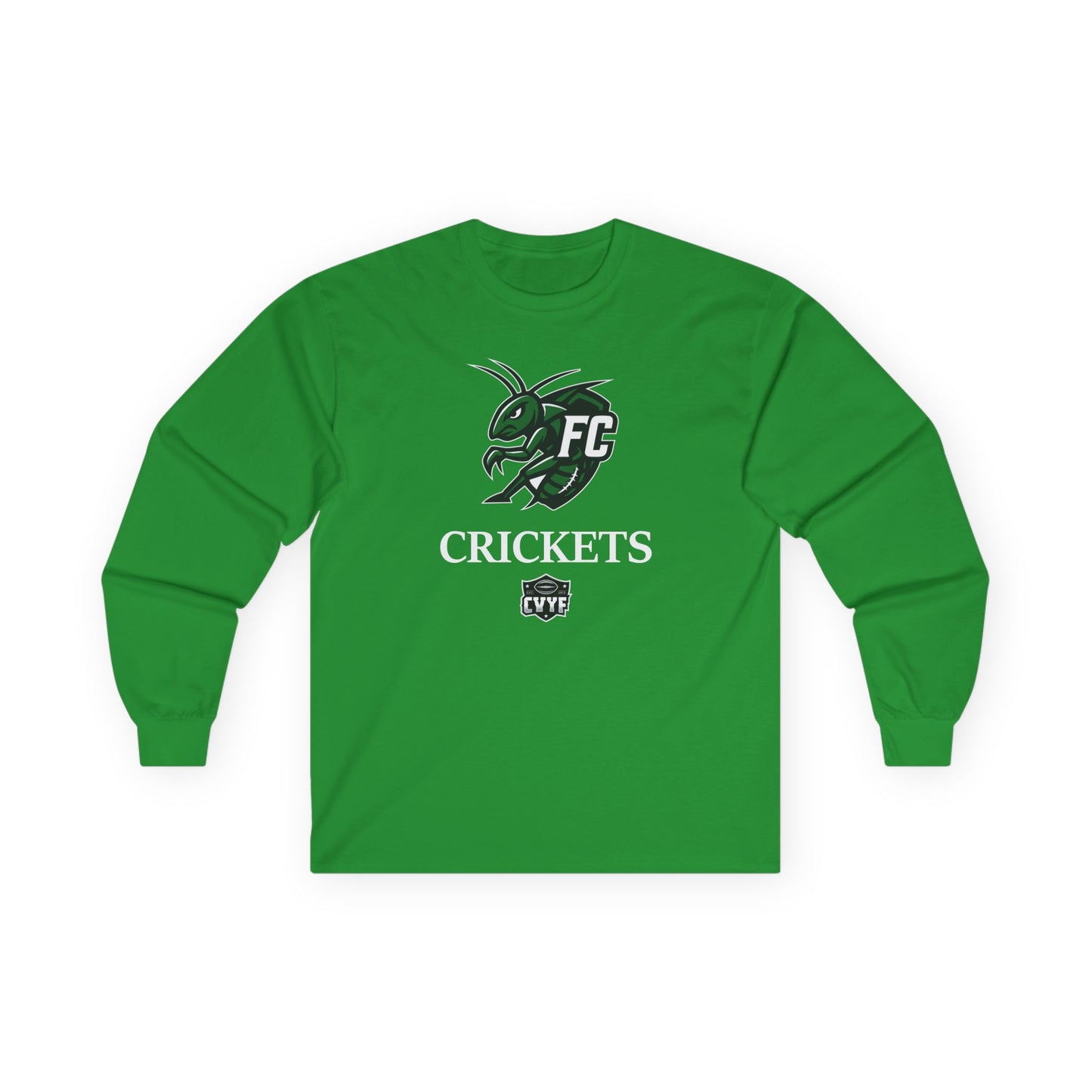Adult Crickets Gildan Ultra Cotton Long Sleeve