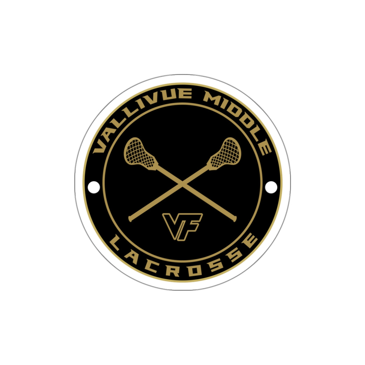 Vallivue Lacrosse Die-Cut Stickers